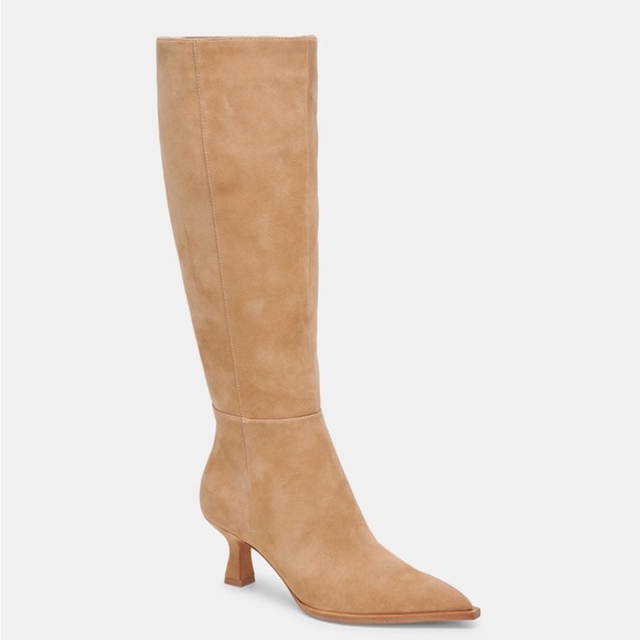 Dolce Vita Auggie camel suede boots size 9.5 - Picture 1 of 6